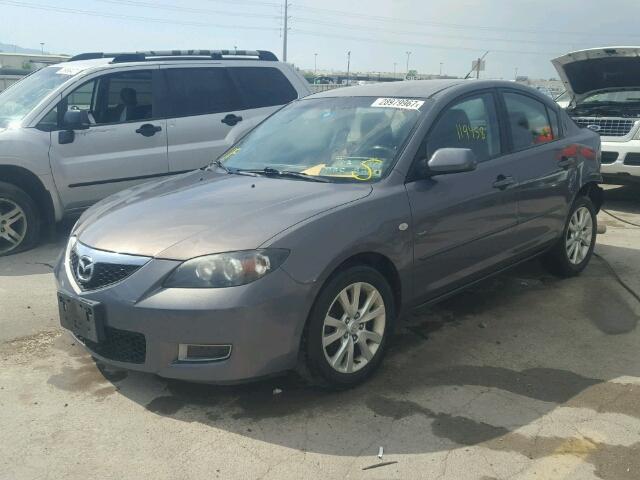 JM1BK32F771611606 - 2007 MAZDA MAZDA3I GRAY photo 2