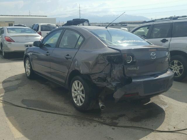 JM1BK32F771611606 - 2007 MAZDA MAZDA3I GRAY photo 3