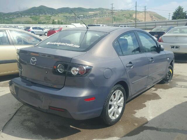 JM1BK32F771611606 - 2007 MAZDA MAZDA3I GRAY photo 4