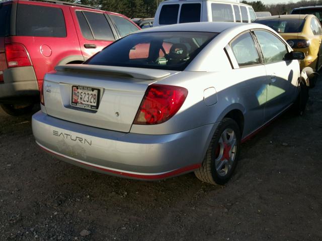 1G8AW12F14Z191031 - 2004 SATURN ION LEVEL SILVER photo 4