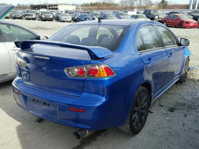 JA3AU86W49U033994 - 2009 MITSUBISHI LANCER GTS BLUE photo 4