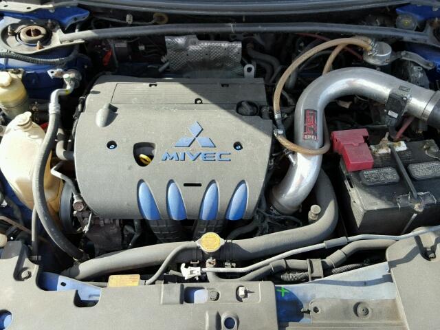 JA3AU86W49U033994 - 2009 MITSUBISHI LANCER GTS BLUE photo 7