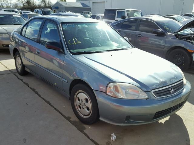 2HGEJ6615YH566654 - 2000 HONDA CIVIC BASE BLUE photo 1