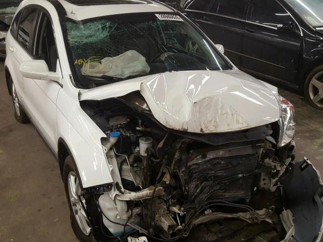 5J6RE4H7XBL077083 - 2011 HONDA CR-V EXL WHITE photo 9