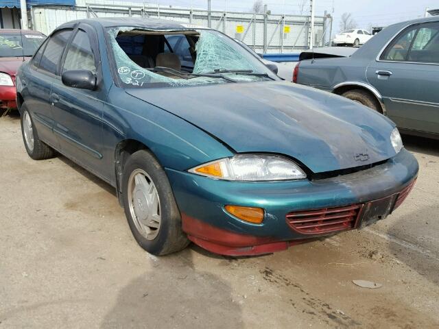 1G1JF5243W7236571 - 1998 CHEVROLET CAVALIER L GREEN photo 1