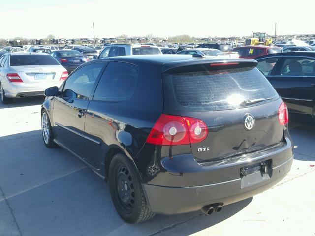 WVWFV71KX6W087304 - 2006 VOLKSWAGEN NEW GTI BLACK photo 3