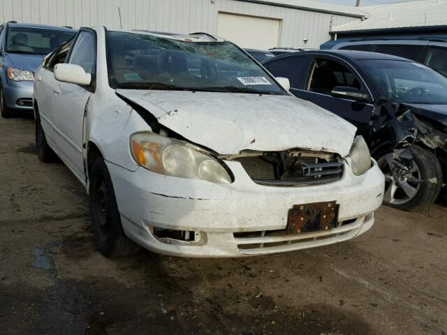 JTDBR32E032001005 - 2003 TOYOTA COROLLA CE WHITE photo 1