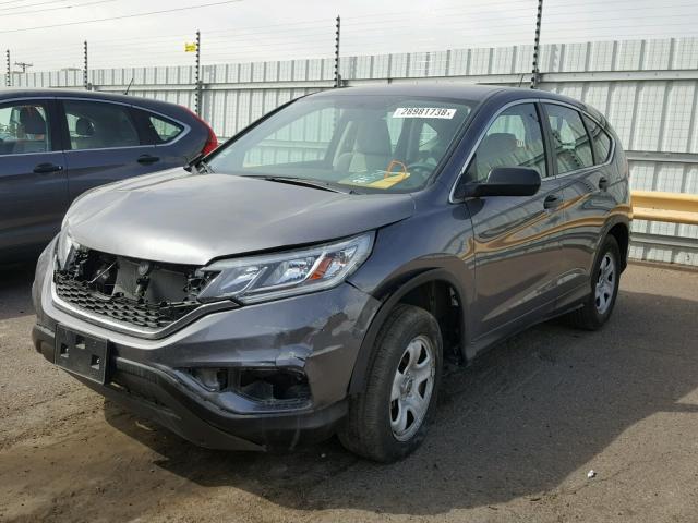 2HKRM3H39GH509710 - 2016 HONDA CR-V LX CHARCOAL photo 2