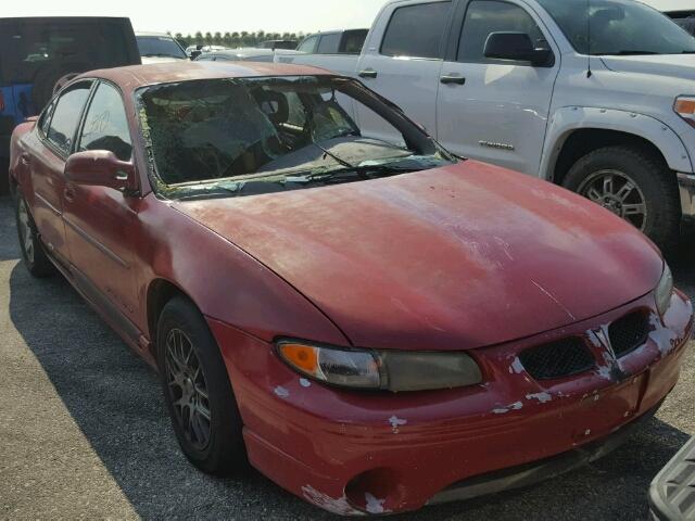 1G2WP52K8XF232374 - 1999 PONTIAC GRAND PRIX RED photo 1