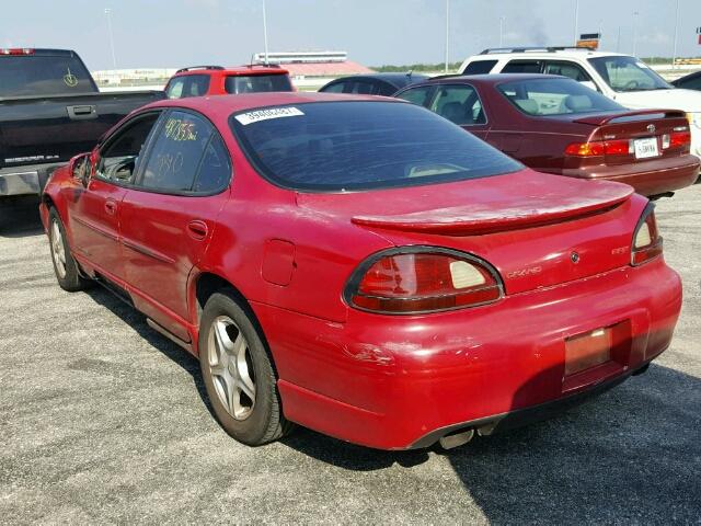 1G2WP52K8XF232374 - 1999 PONTIAC GRAND PRIX RED photo 3