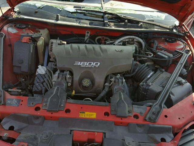 1G2WP52K8XF232374 - 1999 PONTIAC GRAND PRIX RED photo 7