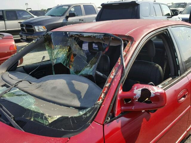 1G2WP52K8XF232374 - 1999 PONTIAC GRAND PRIX RED photo 9