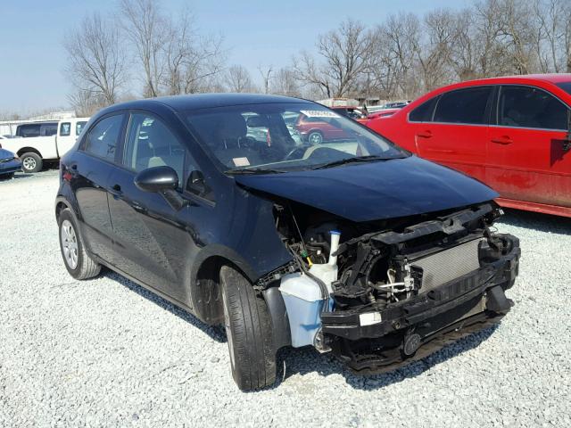 KNADM5A36C6066420 - 2012 KIA RIO LX Սև լուսանկար 1