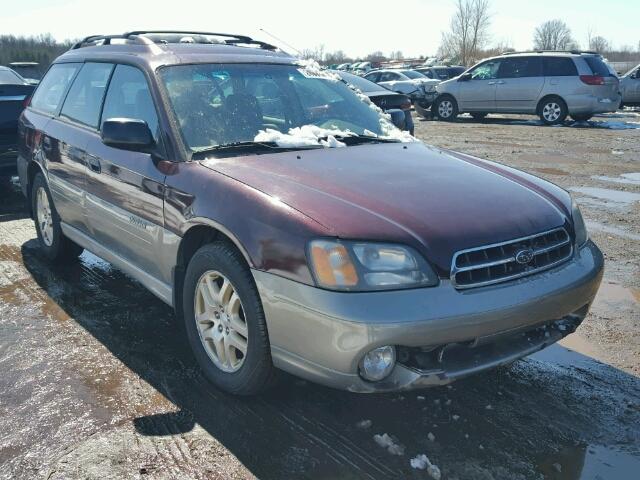 4S3BH6654Y7633496 - 2000 SUBARU LEGACY OUT MAROON photo 1