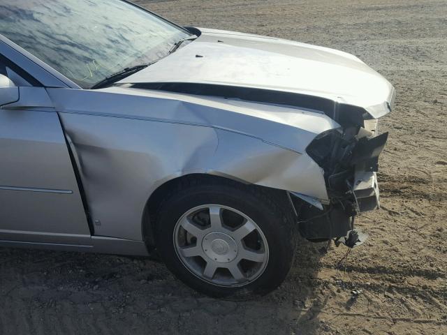 1G6DM57T960212281 - 2006 CADILLAC CTS SILVER photo 9