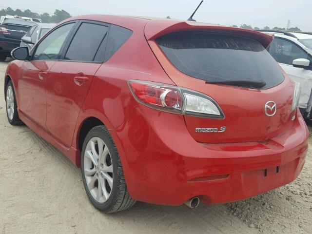 JM1BL1H53A1137855 - 2010 MAZDA 3 S RED photo 3