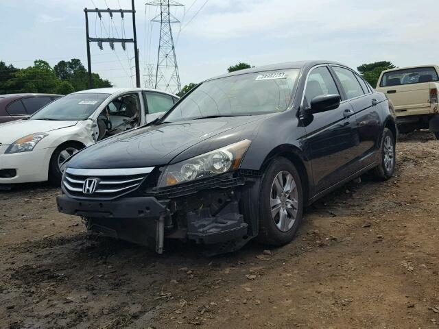 1HGCP2F64CA062551 - 2012 HONDA ACCORD SE BLACK photo 2