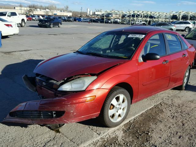 1FAFP38371W378889 - 2001 FORD FOCUS ZTS MAROON photo 2