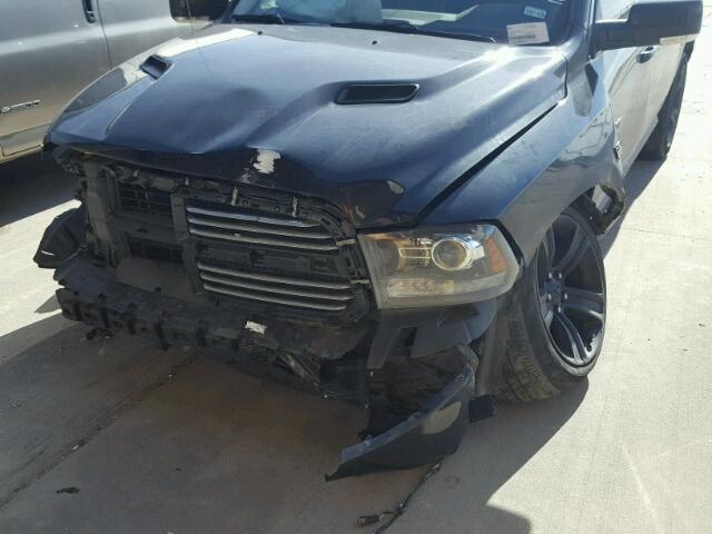 1C6RR7MT7FS786233 - 2015 RAM 1500 SPORT BLACK photo 9