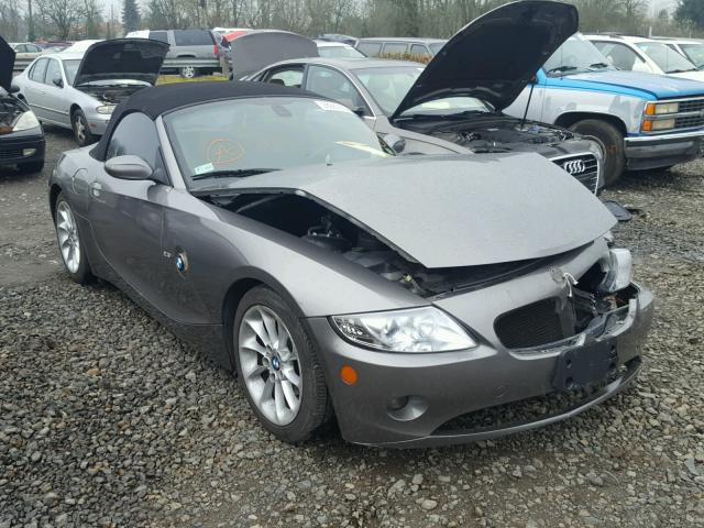 4USBT33515LS54955 - 2005 BMW Z4 2.5 GRAY photo 1