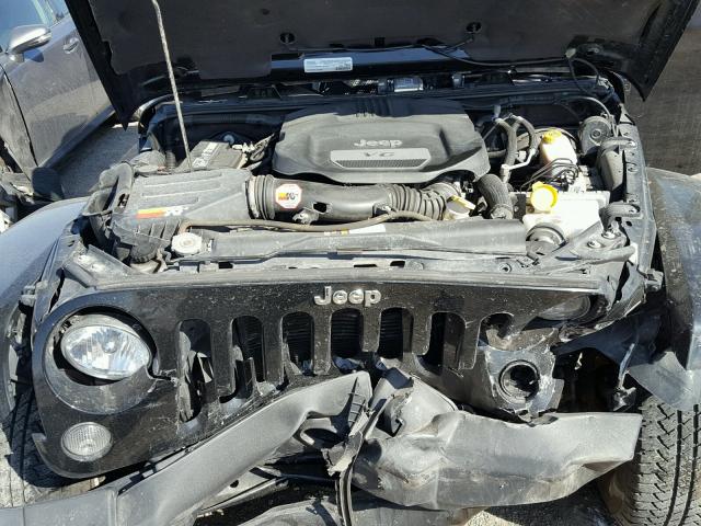 1C4AJWBG3FL649717 - 2015 JEEP WRANGLER S BLACK photo 7