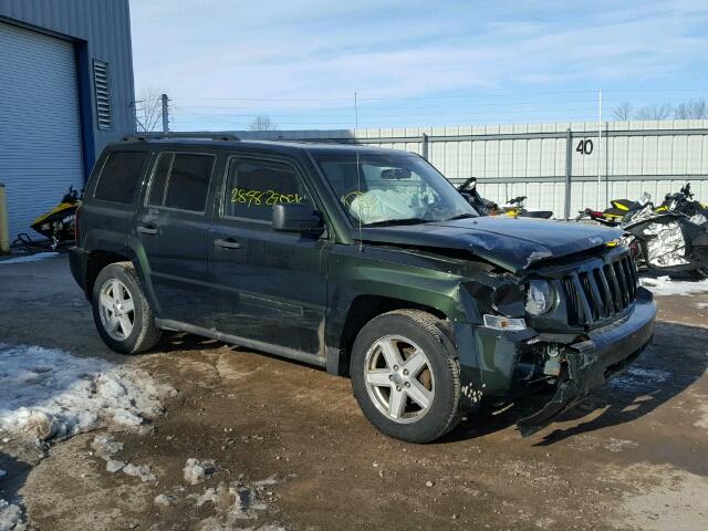 1J4NF1GB4AD671595 - 2010 JEEP PATRIOT SP GREEN photo 9