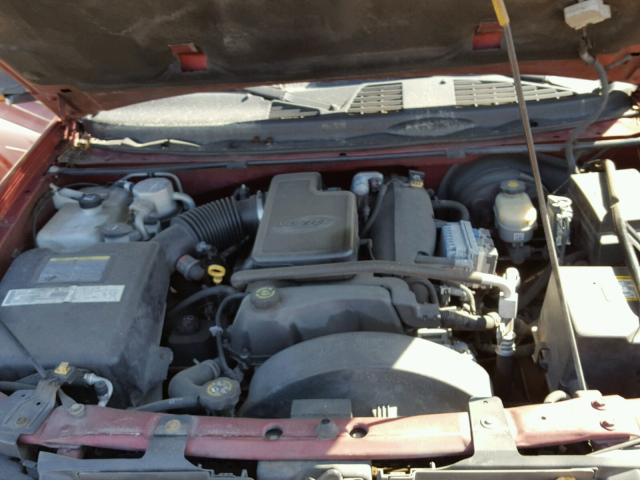 1GNES16S626110251 - 2002 CHEVROLET TRAILBLAZE RED photo 7