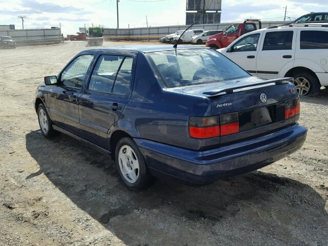 3VWVA81H5VM093122 - 1997 VOLKSWAGEN JETTA GT BLUE photo 3