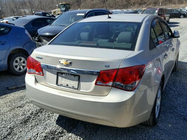 1G1PE5S94B7185231 - 2011 CHEVROLET CRUZE LT BEIGE photo 4