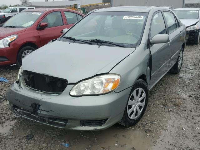 2T1BR32E74C291617 - 2004 TOYOTA COROLLA LE GRAY photo 2