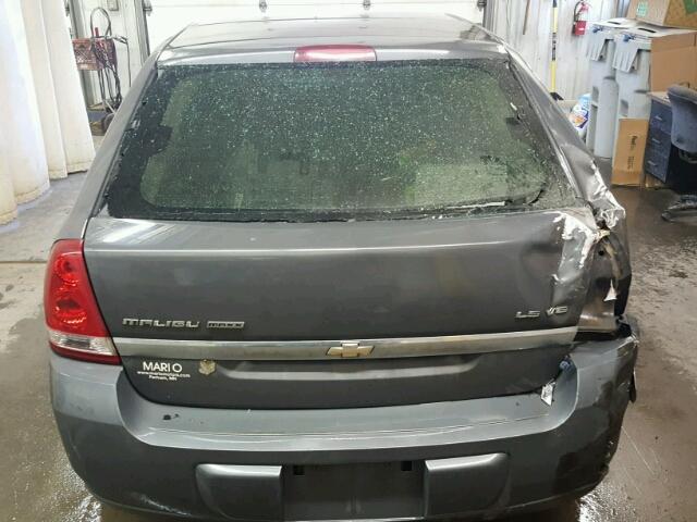 1G1ZS68N77F257810 - 2007 CHEVROLET MALIBU MAX ნაცრისფერი ფოტო 10