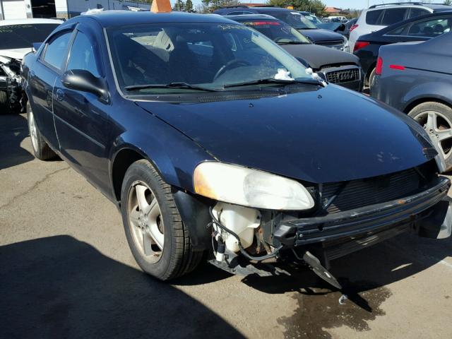 1B3AL46X84N337761 - 2004 DODGE STRATUS SX BLUE photo 1