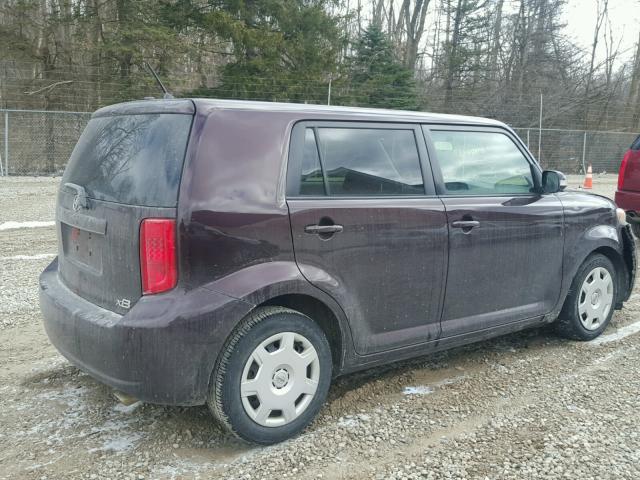 JTLKE50EX81015425 - 2008 TOYOTA SCION XB PURPLE photo 4