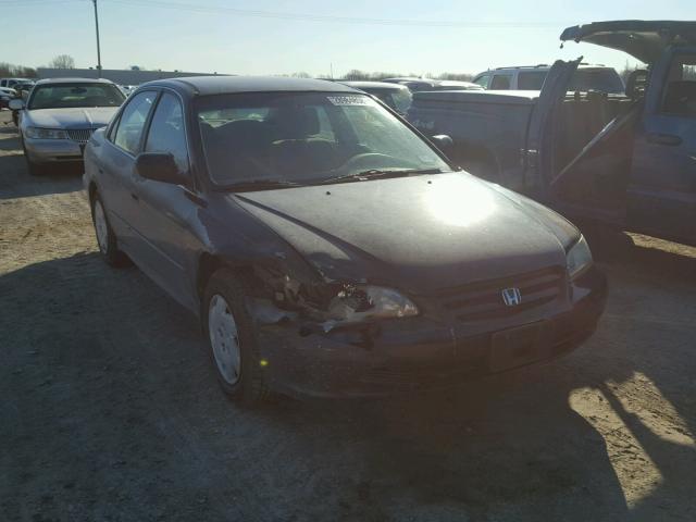 1HGCG16422A065844 - 2002 HONDA ACCORD LX BLACK photo 1