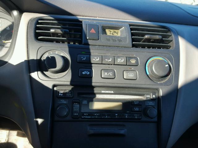 1HGCG16422A065844 - 2002 HONDA ACCORD LX BLACK photo 9