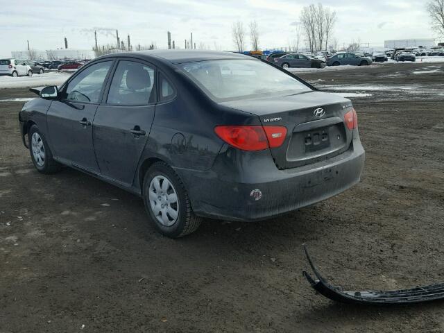 KMHDU4AD8AU964432 - 2010 HYUNDAI ELANTRA BL BLACK photo 3