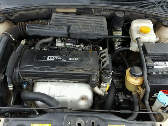 KL5JD56Z46K378580 - 2006 SUZUKI FORENZA TAN photo 7