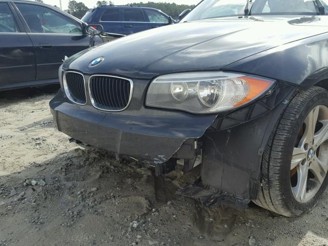 WBAUP7C59DVP25731 - 2013 BMW 128 I BLACK photo 9