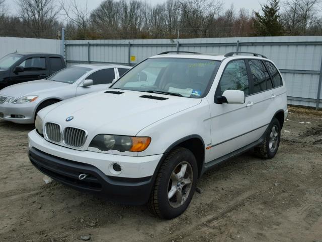 WBAFA53591LM77129 - 2001 BMW X5 3.0I WHITE photo 2