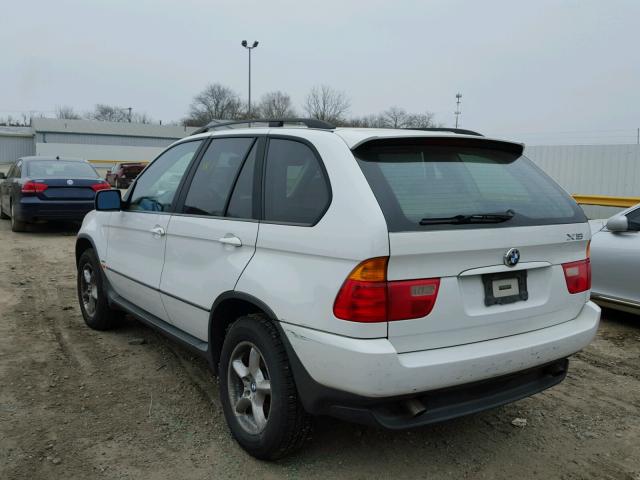 WBAFA53591LM77129 - 2001 BMW X5 3.0I WHITE photo 3