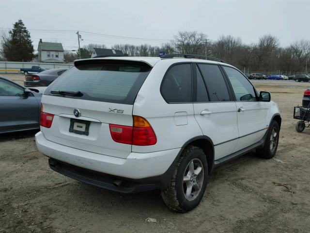 WBAFA53591LM77129 - 2001 BMW X5 3.0I WHITE photo 4