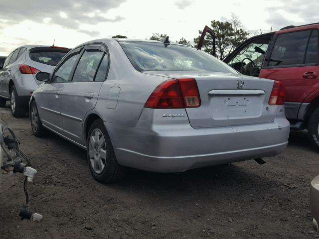 2HGES25782H596752 - 2002 HONDA CIVIC EX ვერცხლისფერი ფოტო 3
