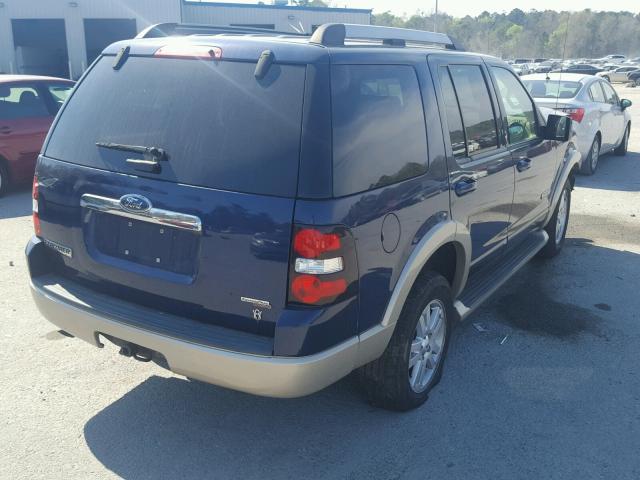 1FMEU74856UA37027 - 2006 FORD EXPLORER E BLUE photo 4