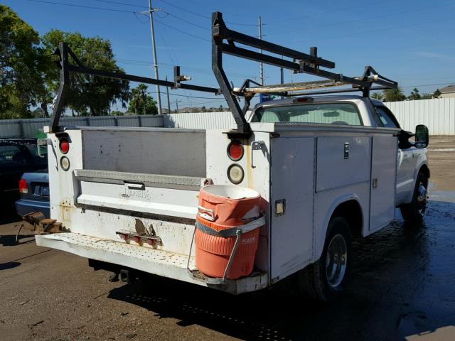 1FDWF36575EA52969 - 2005 FORD F350 SUPER WHITE photo 4