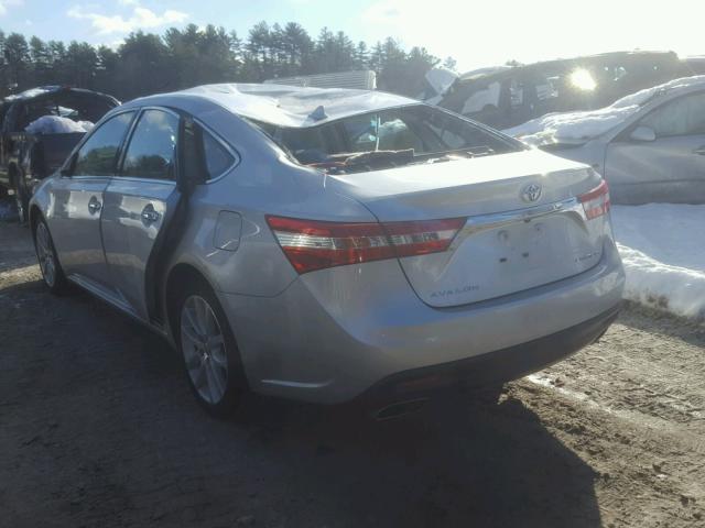 4T1BK1EB4EU083673 - 2014 TOYOTA AVALON BAS SILVER photo 3