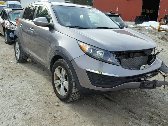 KNDPB3A21B7155497 - 2011 KIA SPORTAGE L GRAY photo 1