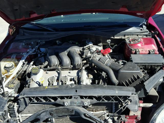 3FAHP08128R157056 - 2008 FORD FUSION SEL RED photo 7
