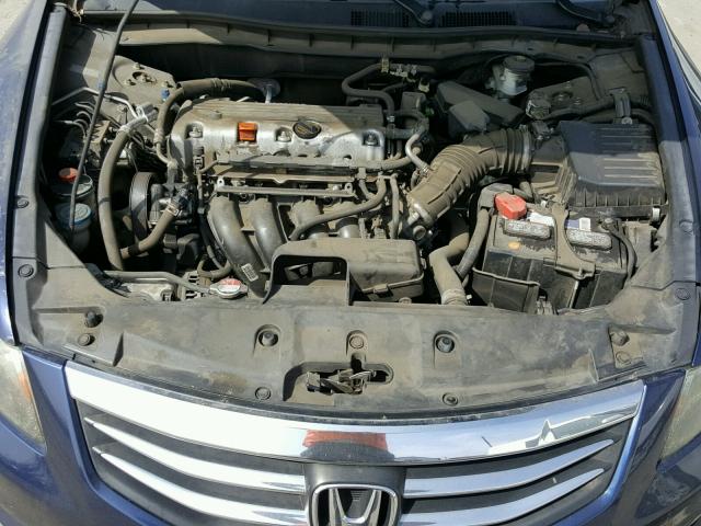 1HGCP2F30BA104394 - 2011 HONDA ACCORD LX BLUE photo 7