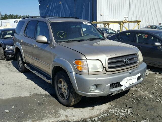 5TDBT44A83S199004 - 2003 TOYOTA SEQUOIA SR GOLD photo 1