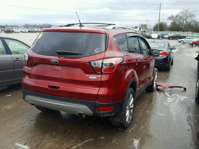 1FMCU0J98HUB95134 - 2017 FORD ESCAPE TIT MAROON photo 4